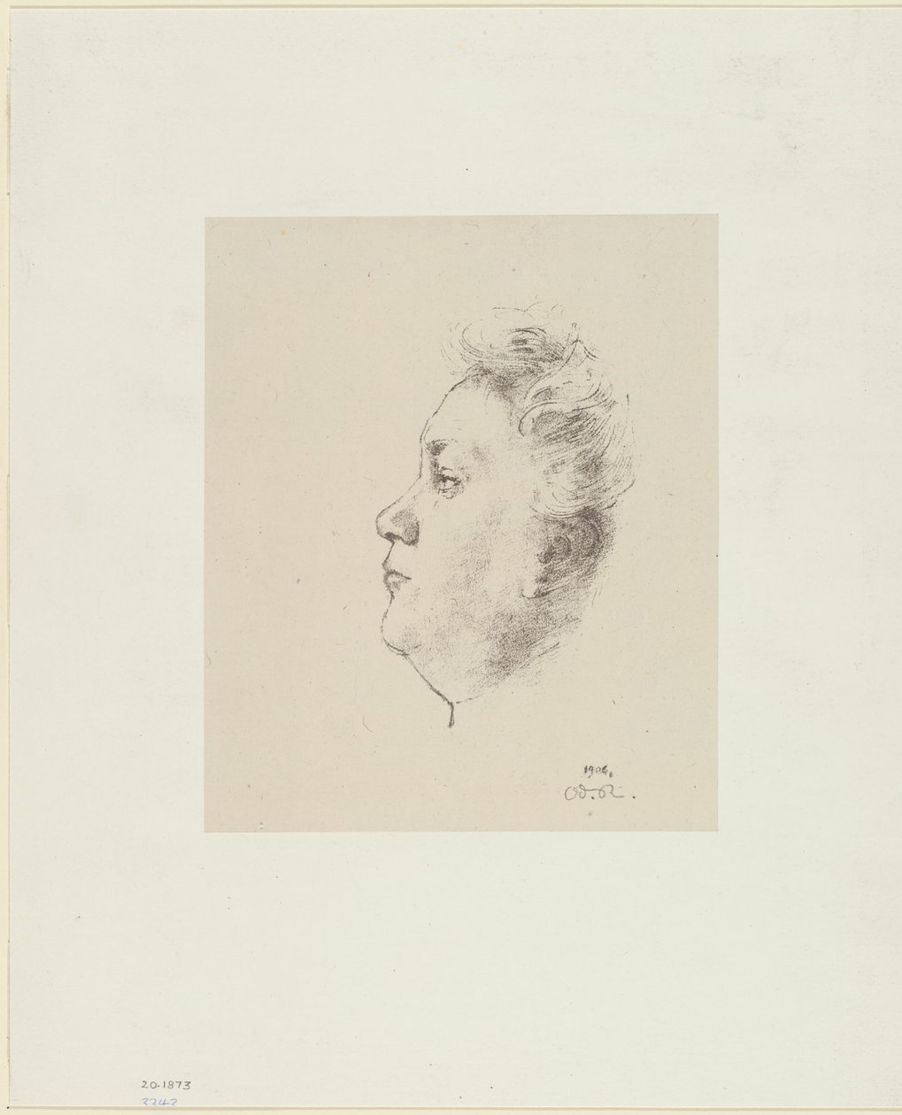 Juliette Dodu autorstwa Odilon Redon