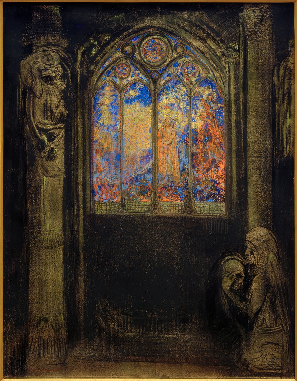 Okno kościoła autorstwa Odilon Redon