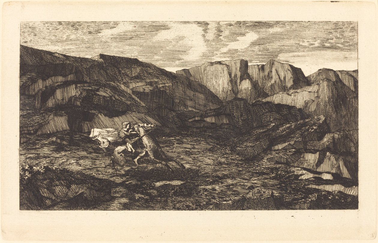 Strach autorstwa Odilon Redon
