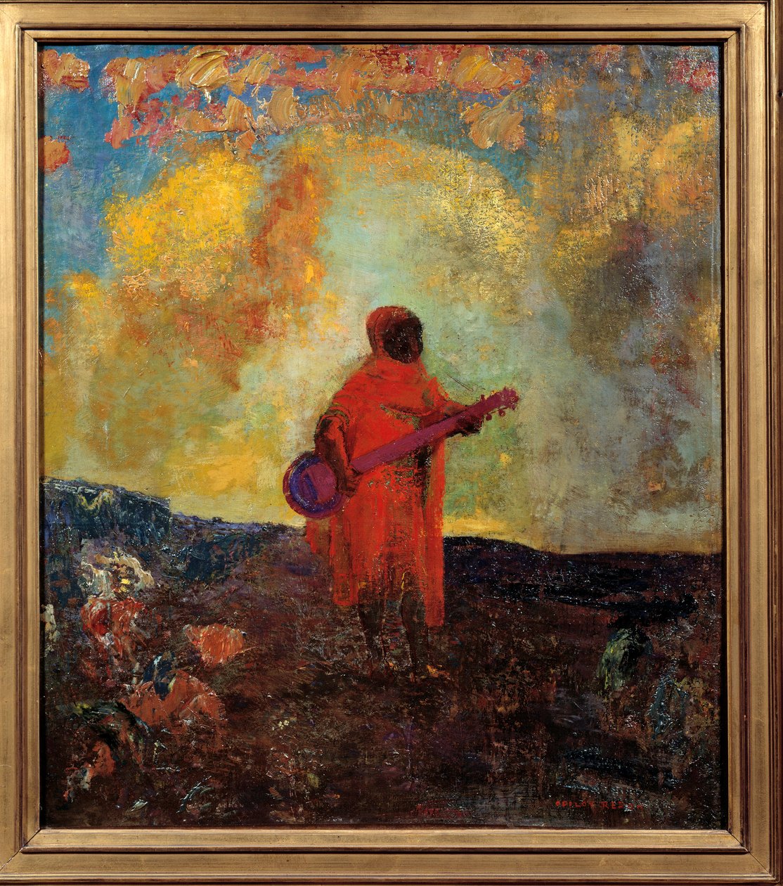 Malarstwo arabskie Odilona Redona (1840-1916) 1893 Nd. 0,5x0,44 m Paryż, Muzeum Pałacu Peute. autorstwa Odilon Redon