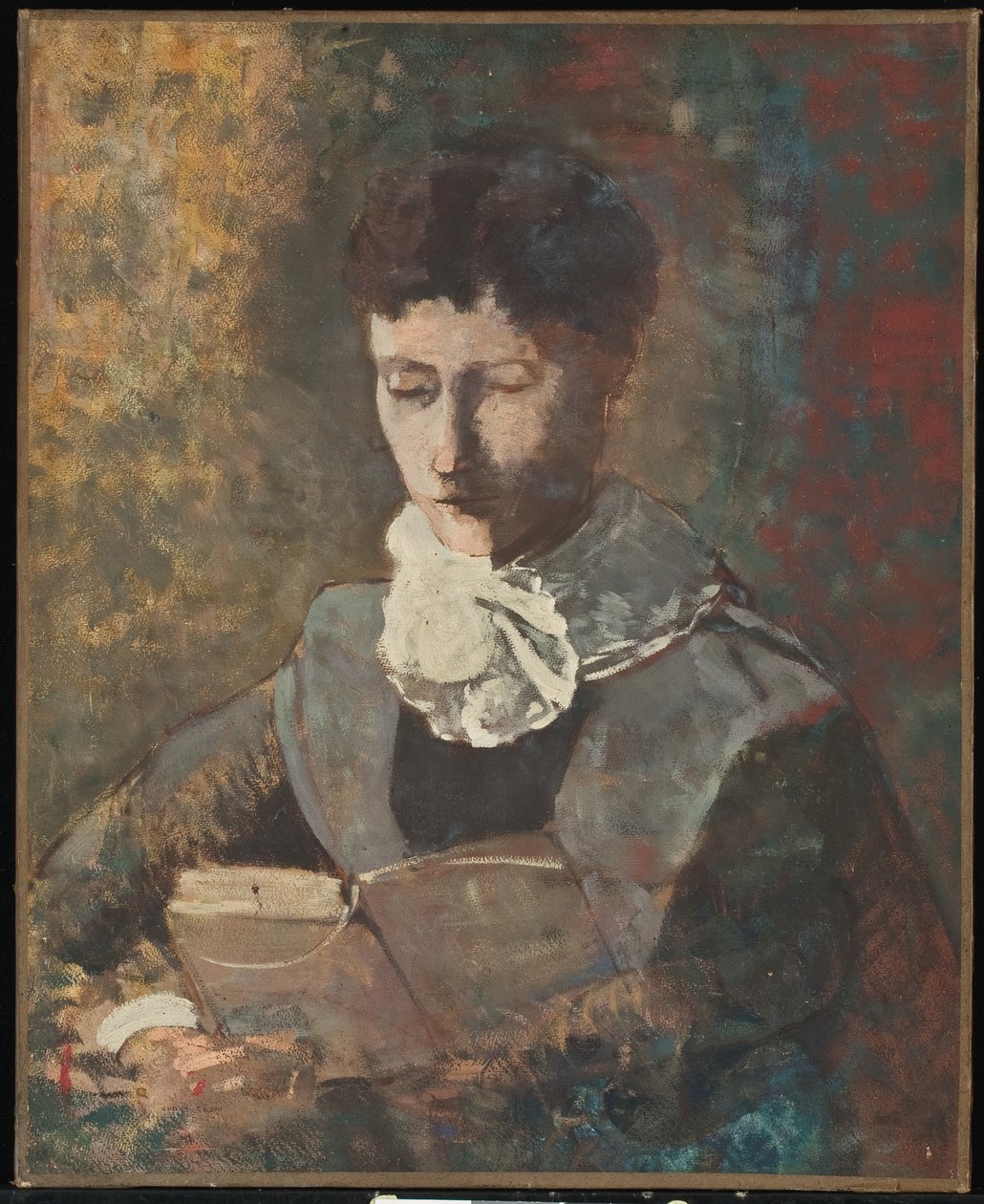 Pani Camille Redon czytanie autorstwa Odilon Redon