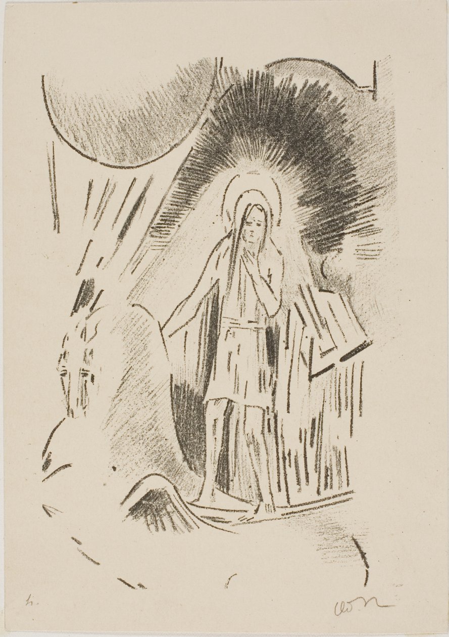 Człowiek na Pegazie autorstwa Odilon Redon