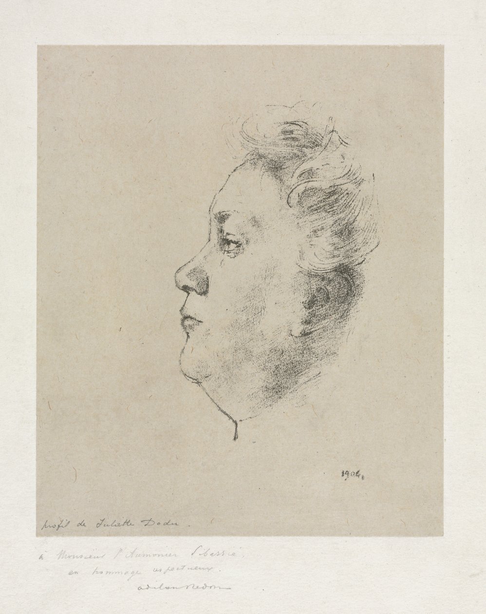 panna Juliette Dodu autorstwa Odilon Redon