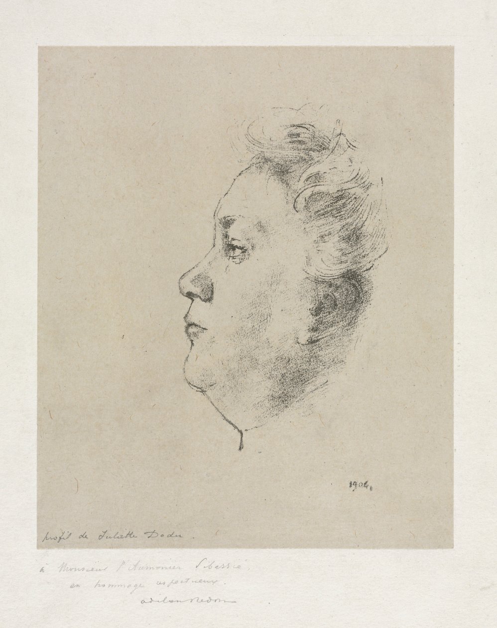 Panna Juliette Dodu, 1904. autorstwa Odilon Redon