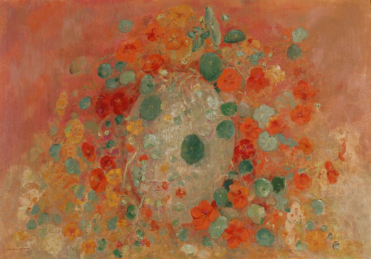 Nasturcje autorstwa Odilon Redon