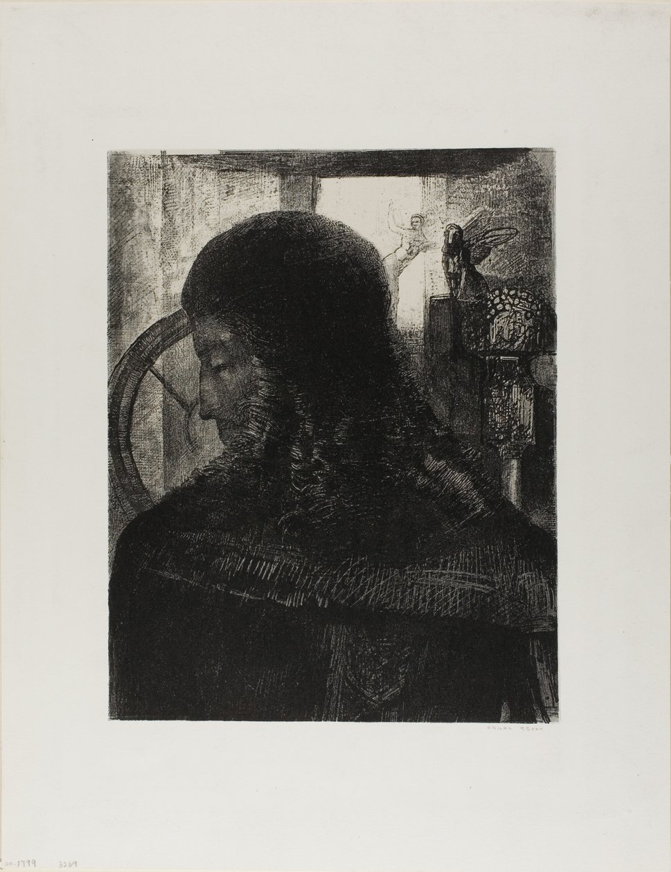 Stary Rycerz autorstwa Odilon Redon