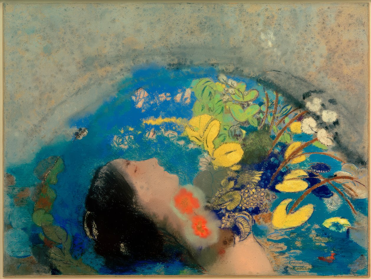 Ofelia autorstwa Odilon Redon