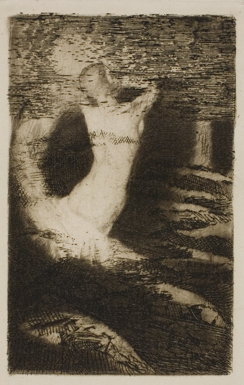 Przejście duszy autorstwa Odilon Redon