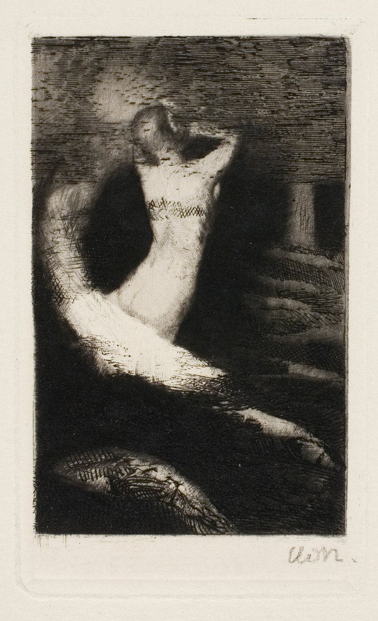 Przejście duszy autorstwa Odilon Redon