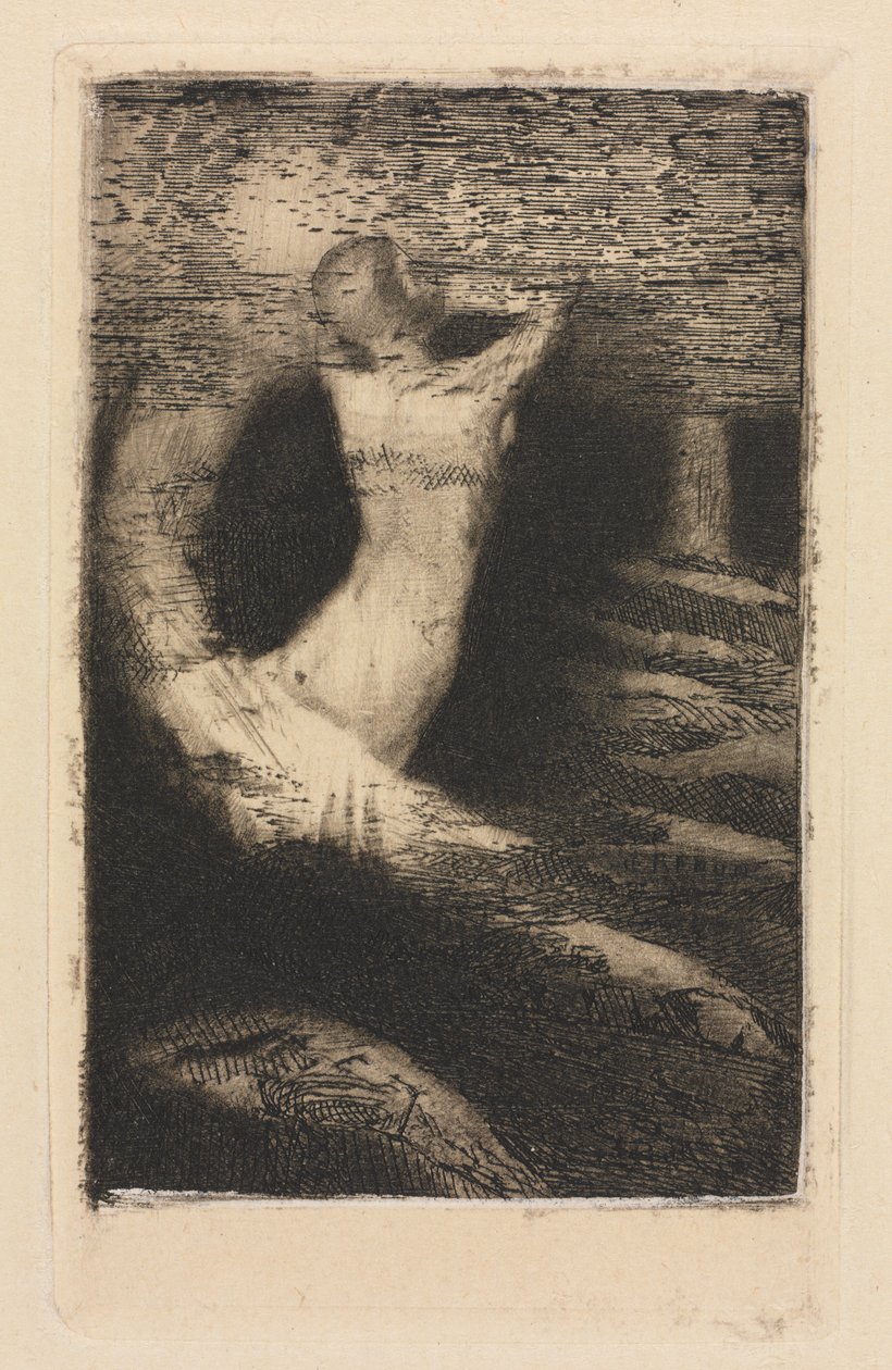 Przejście duszy autorstwa Odilon Redon