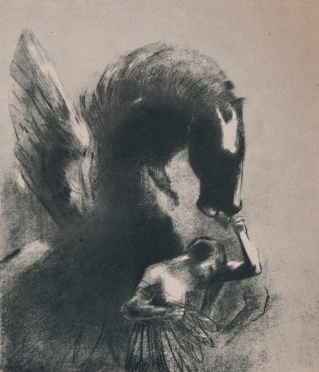 Więzień Pegaza, 1889, 1946. autorstwa Odilon Redon