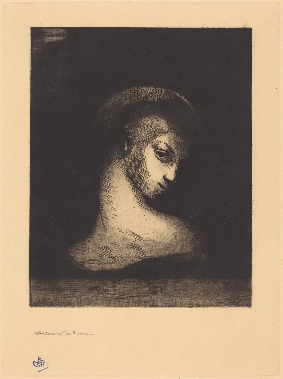 Perwersja autorstwa Odilon Redon