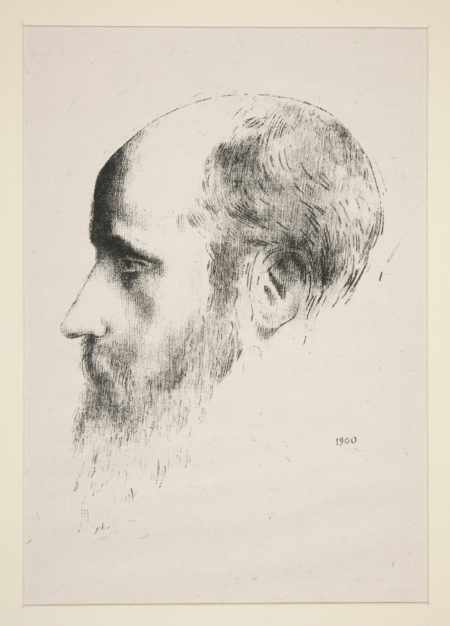 Portret Édouarda Vuillarda autorstwa Odilon Redon