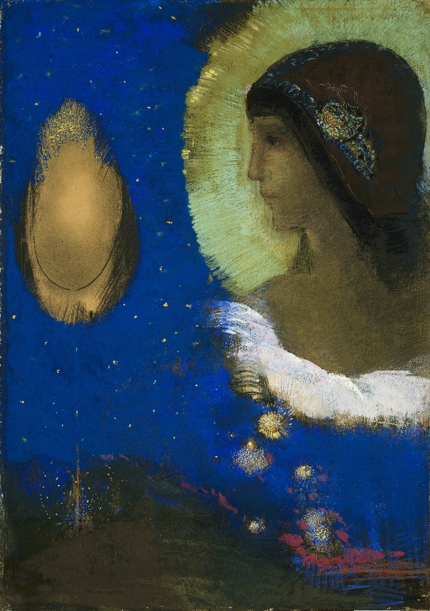 Sita, ok. 1893 autorstwa Odilon Redon