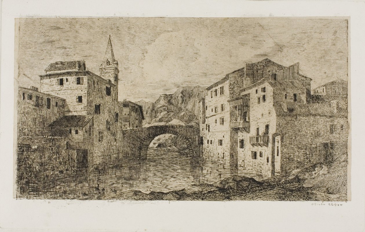 St.-Jean-Pied-de-Port autorstwa Odilon Redon