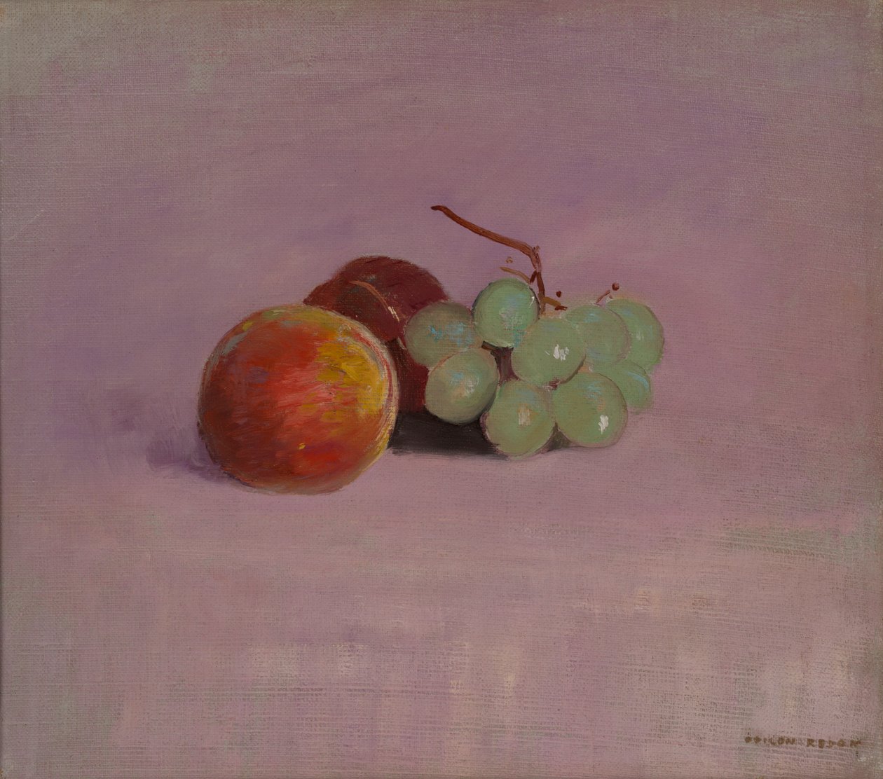 Martwa natura z owocami autorstwa Odilon Redon