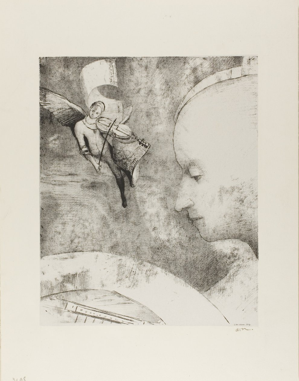 Niebiańska Sztuka autorstwa Odilon Redon