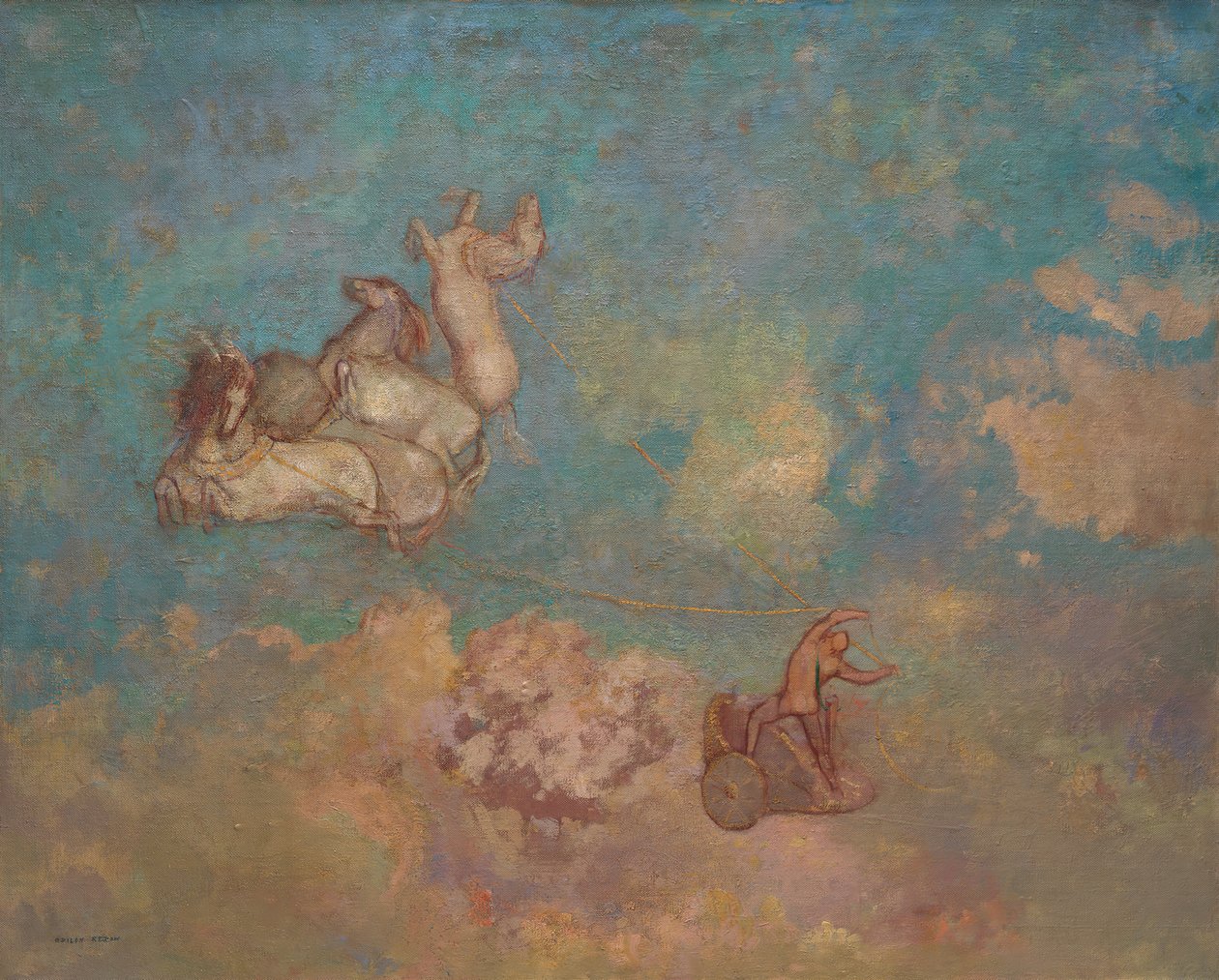 Rydwan Apolla, 1905-16. autorstwa Odilon Redon