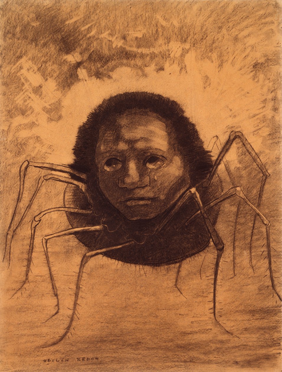 Płaczący Pająk autorstwa Odilon Redon