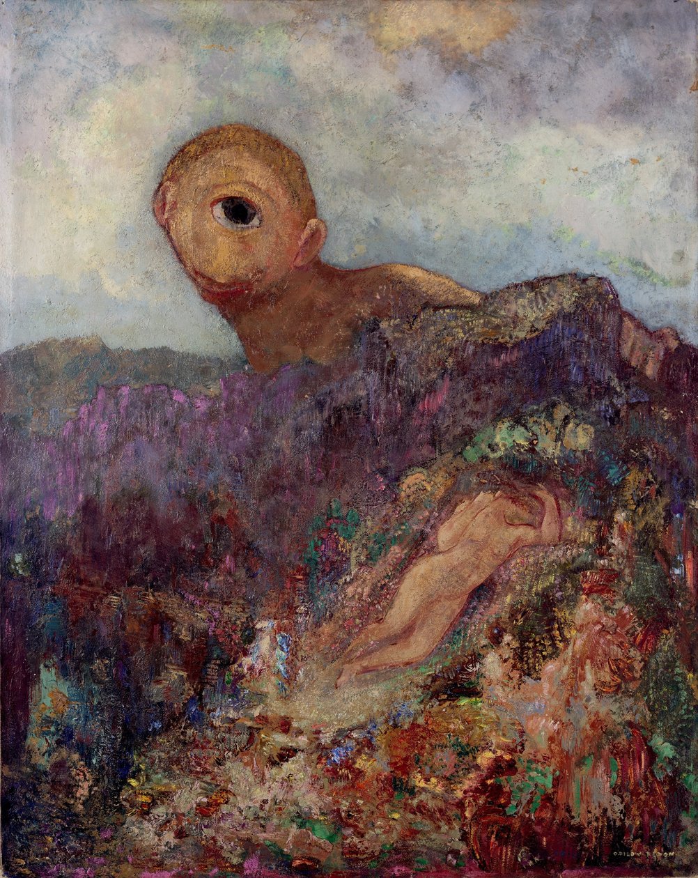 Cyklop autorstwa Odilon Redon