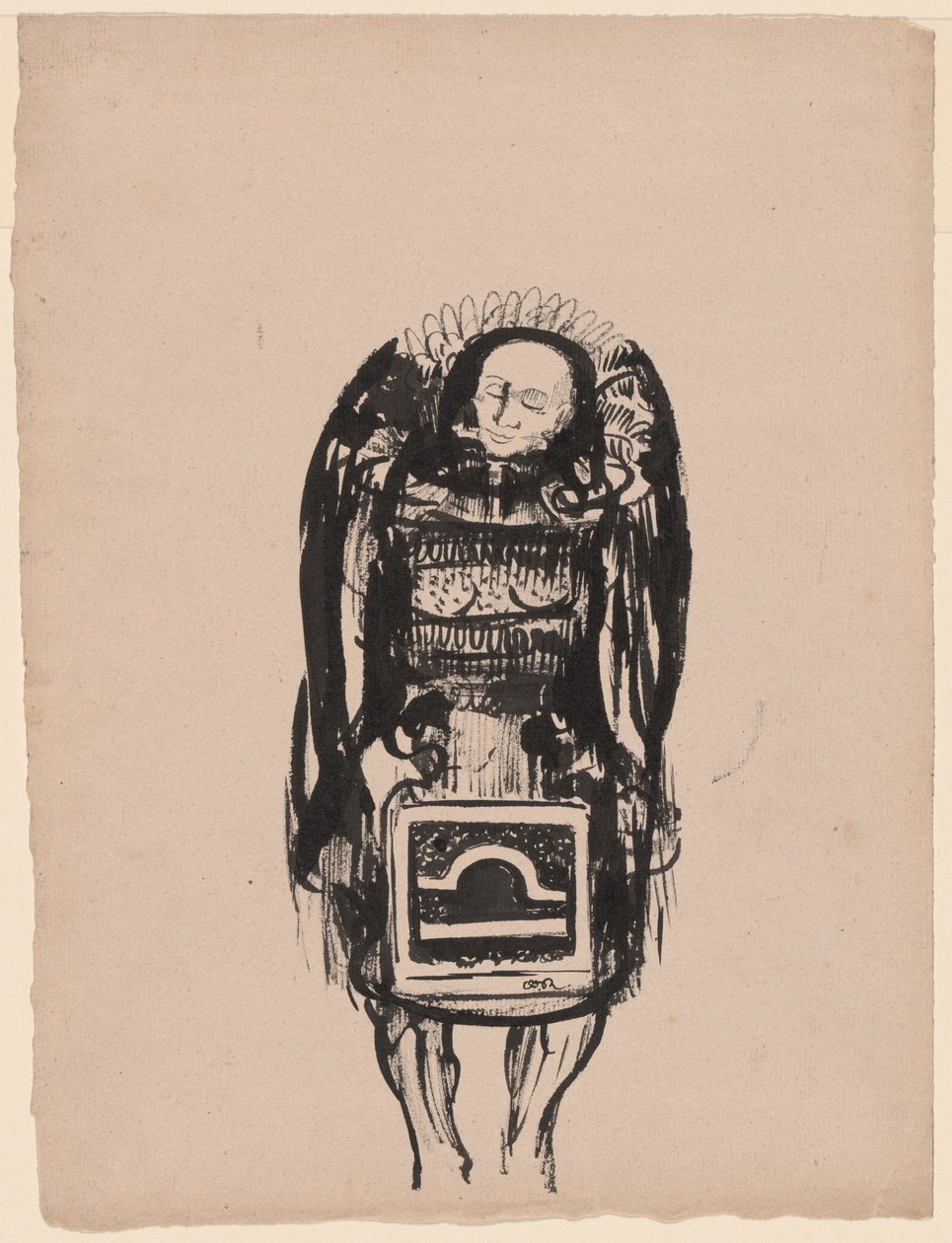 Diabeł (Le Diable) autorstwa Odilon Redon