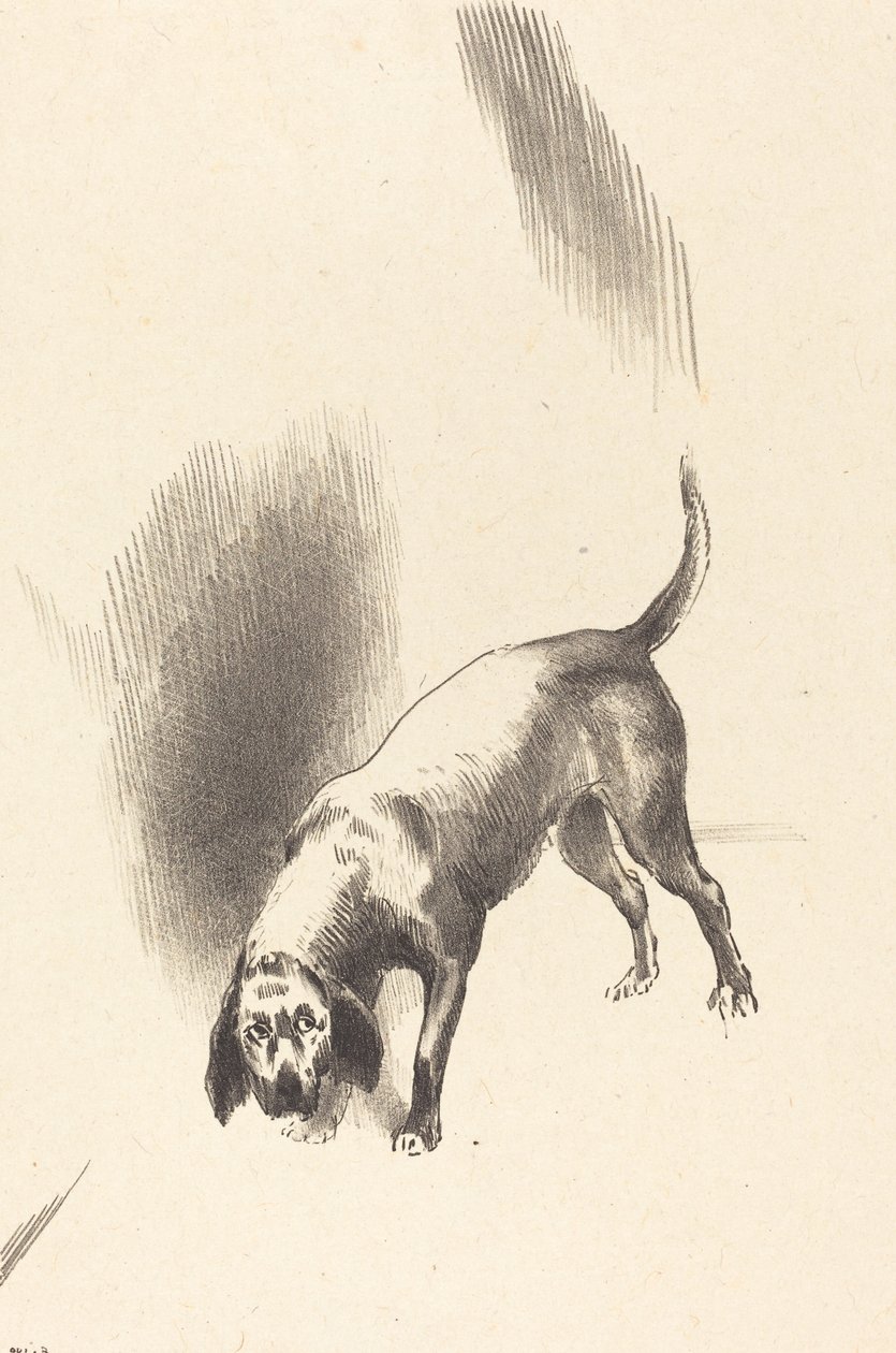 Pies autorstwa Odilon Redon