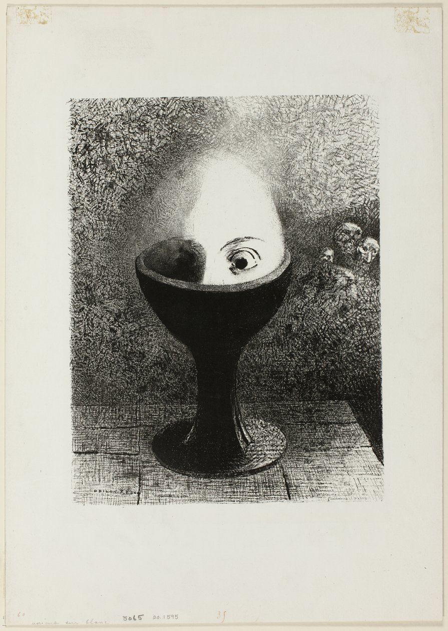 Jajko autorstwa Odilon Redon