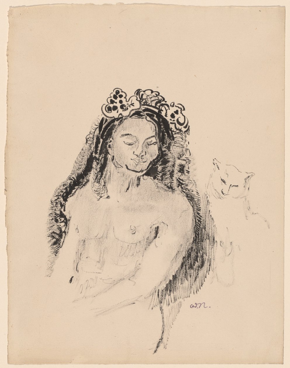 Królowa Saby autorstwa Odilon Redon
