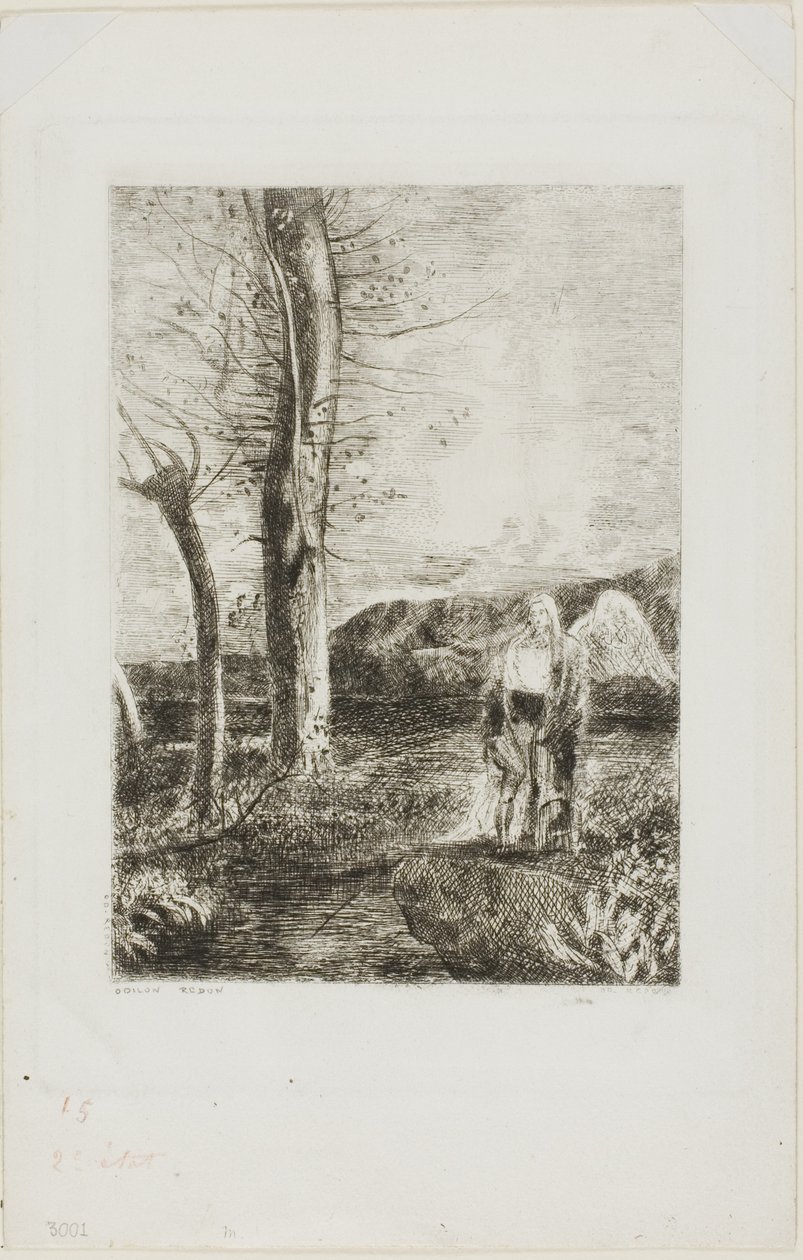 Tobiasz autorstwa Odilon Redon
