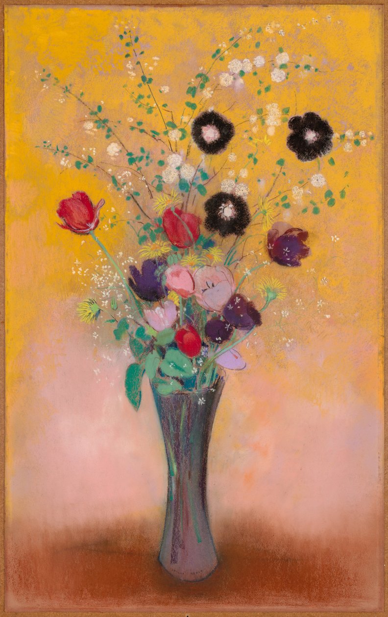 Wazon kwiatów, 1916. autorstwa Odilon Redon