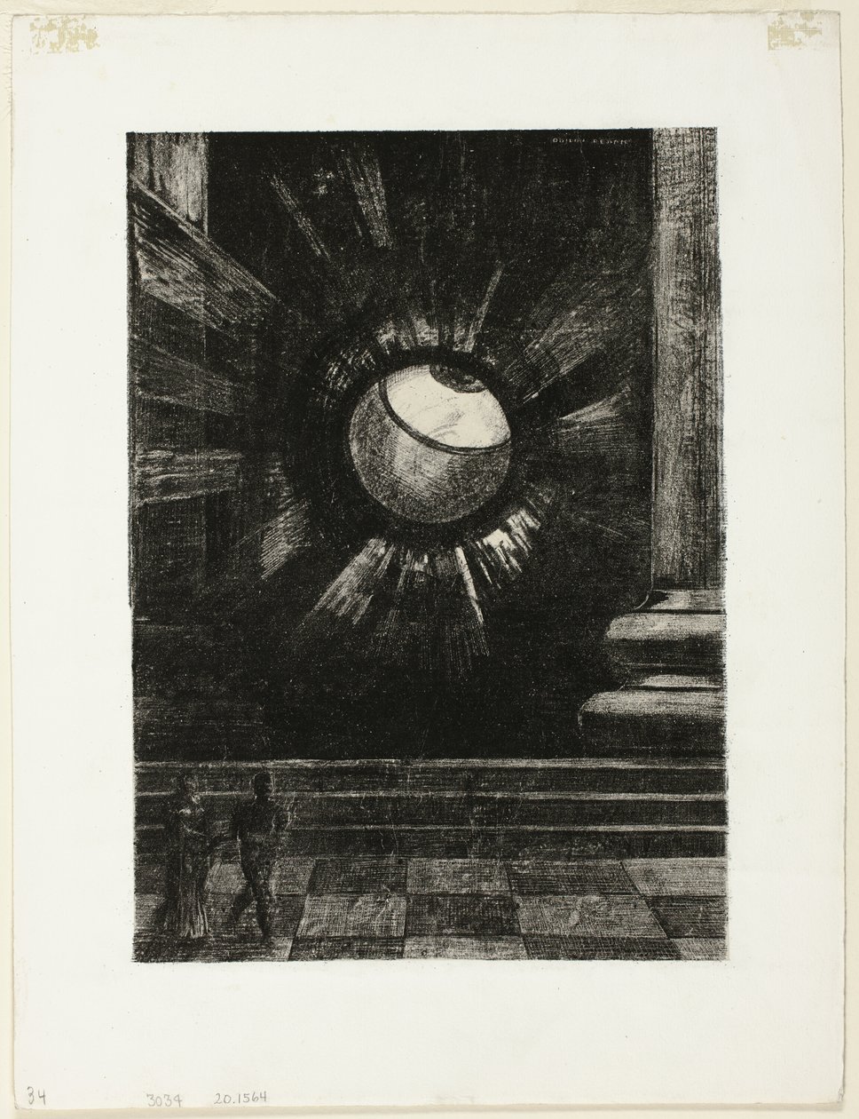 Wizja, płyta ósma z In Dreams autorstwa Odilon Redon