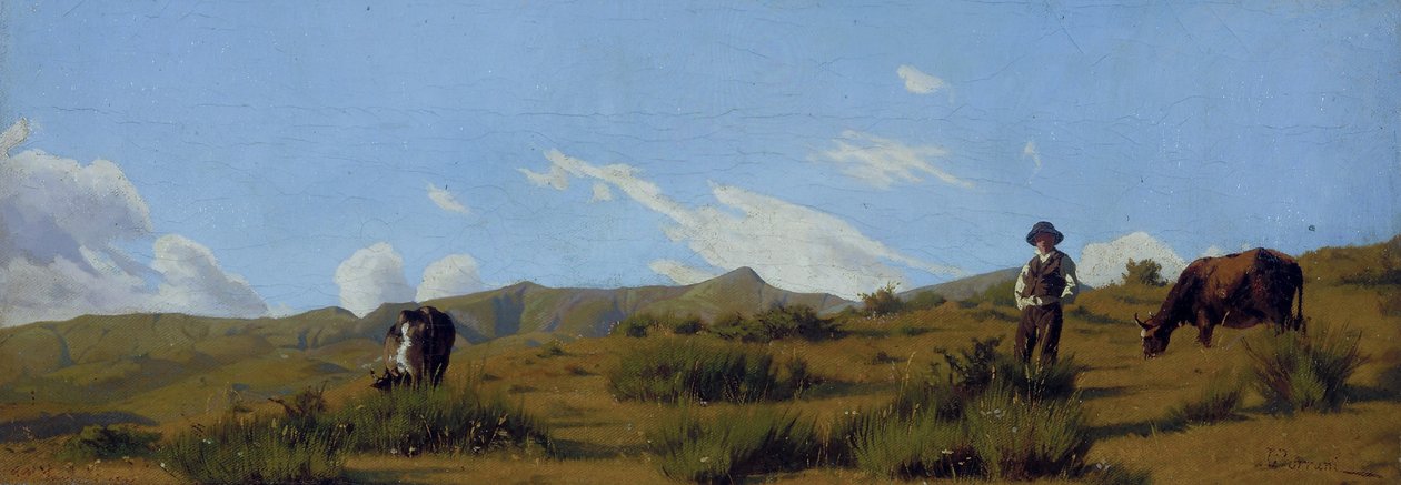Wypas na wyżynach autorstwa Odoardo Borrani