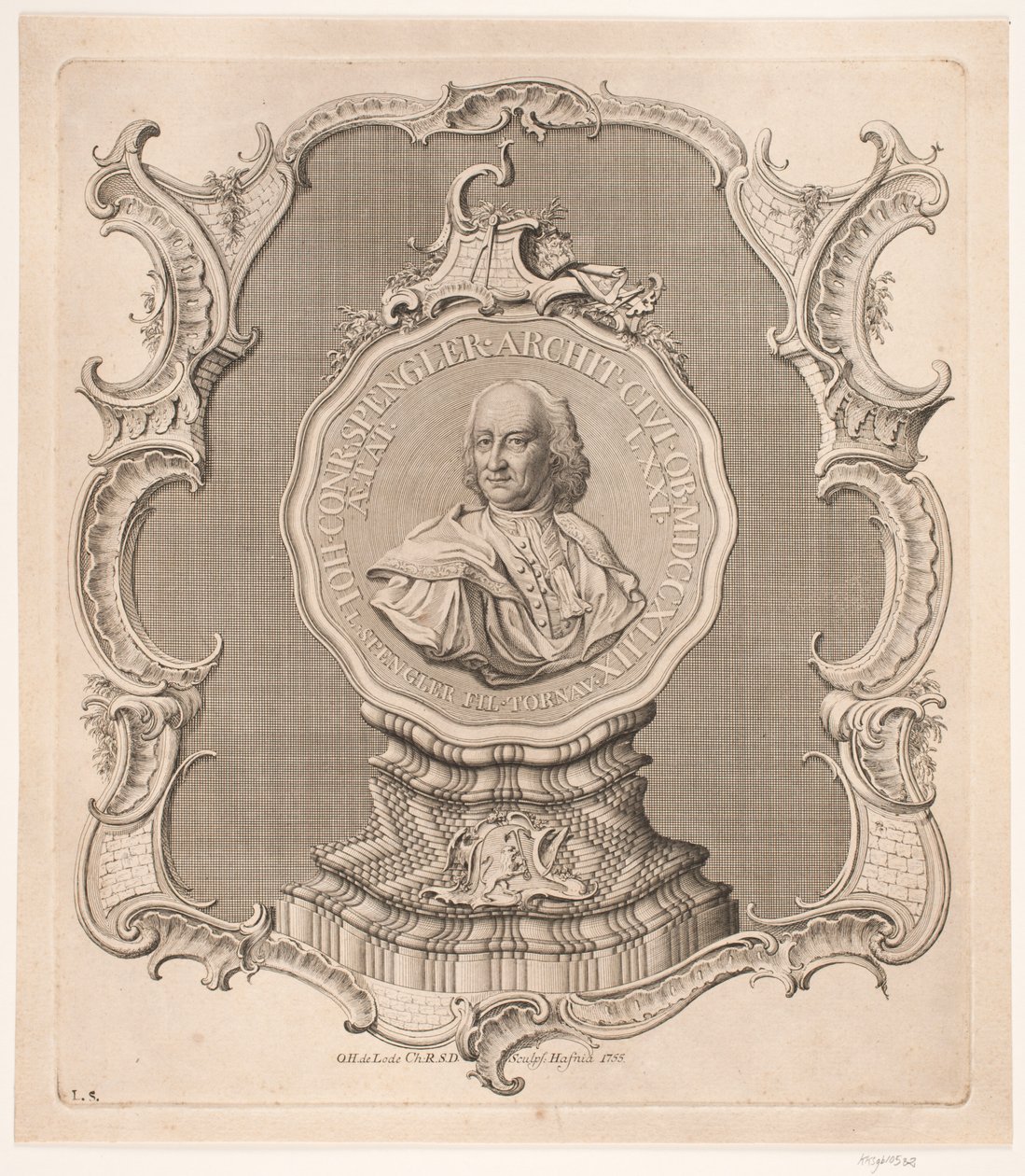 Johan Conrad Spengler autorstwa Odvardt Helmoldt de Lode