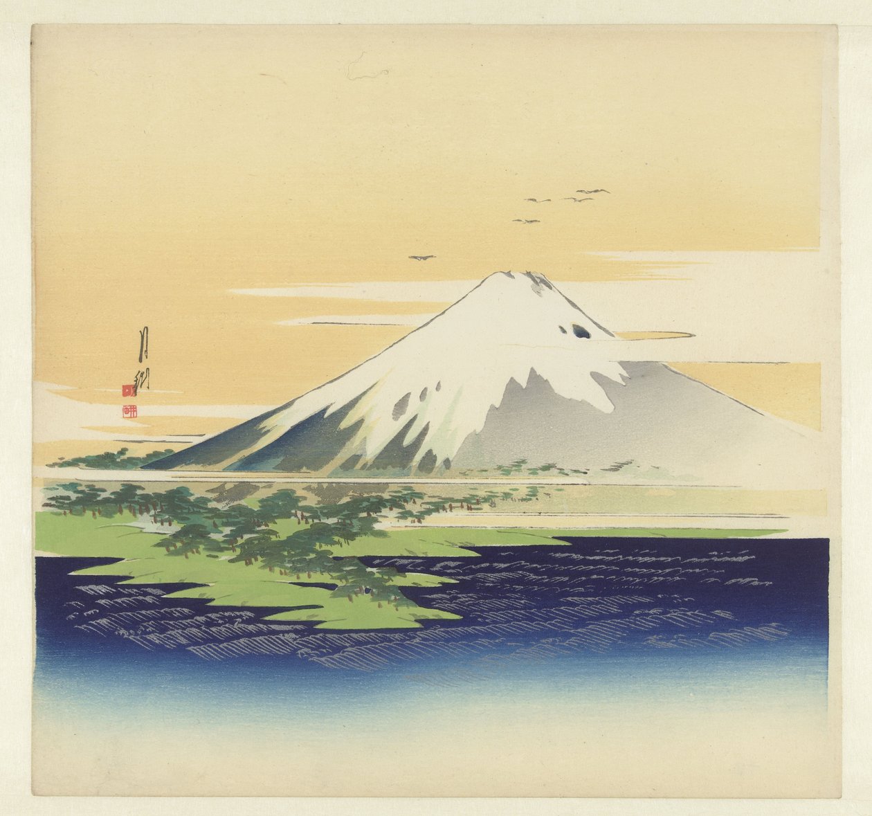 Fuji autorstwa Ogata Gekko