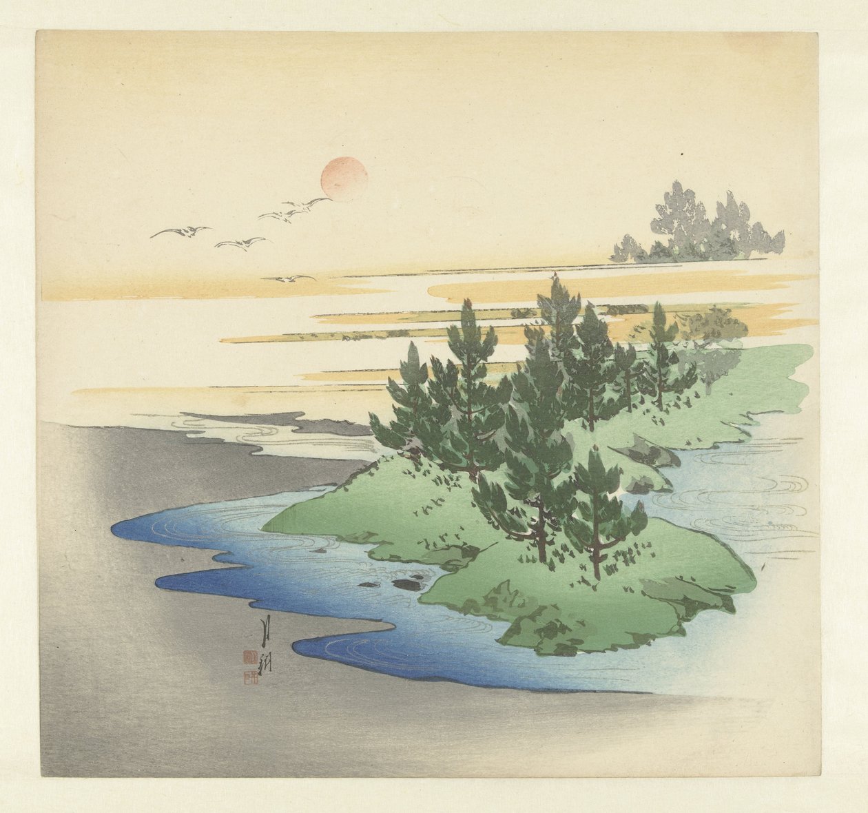 Wczesny poranek autorstwa Ogata Gekko