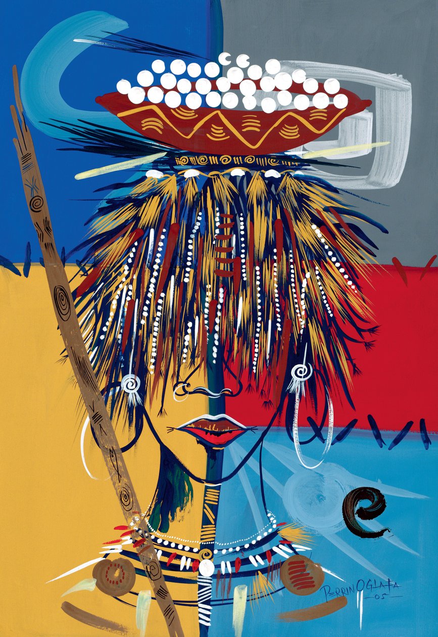 African Beauty 2, 2005 autorstwa Oglafa Ebitari Perrin