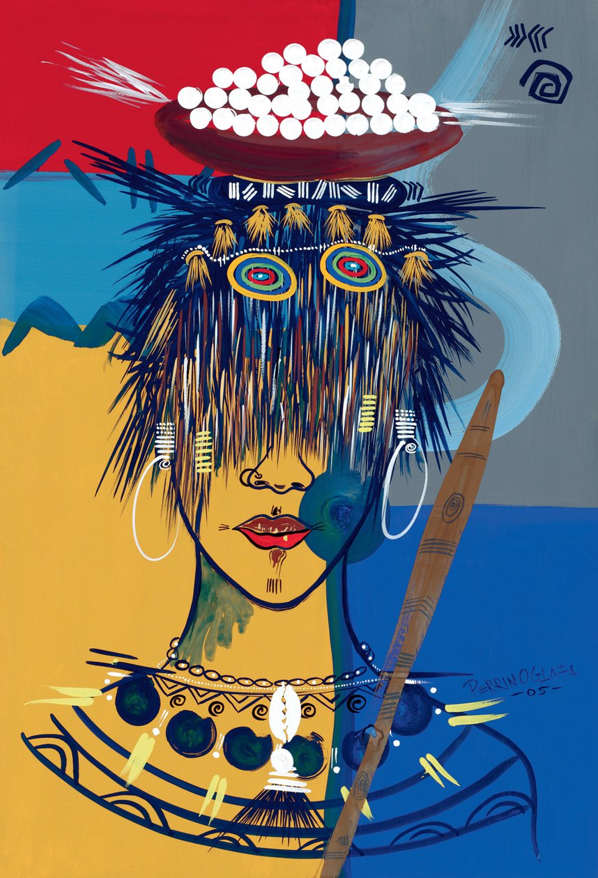 African Beauty 3, 2005 autorstwa Oglafa Ebitari Perrin