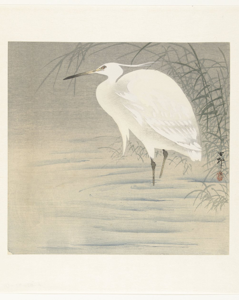 Mała Czapla autorstwa Ohara Koson