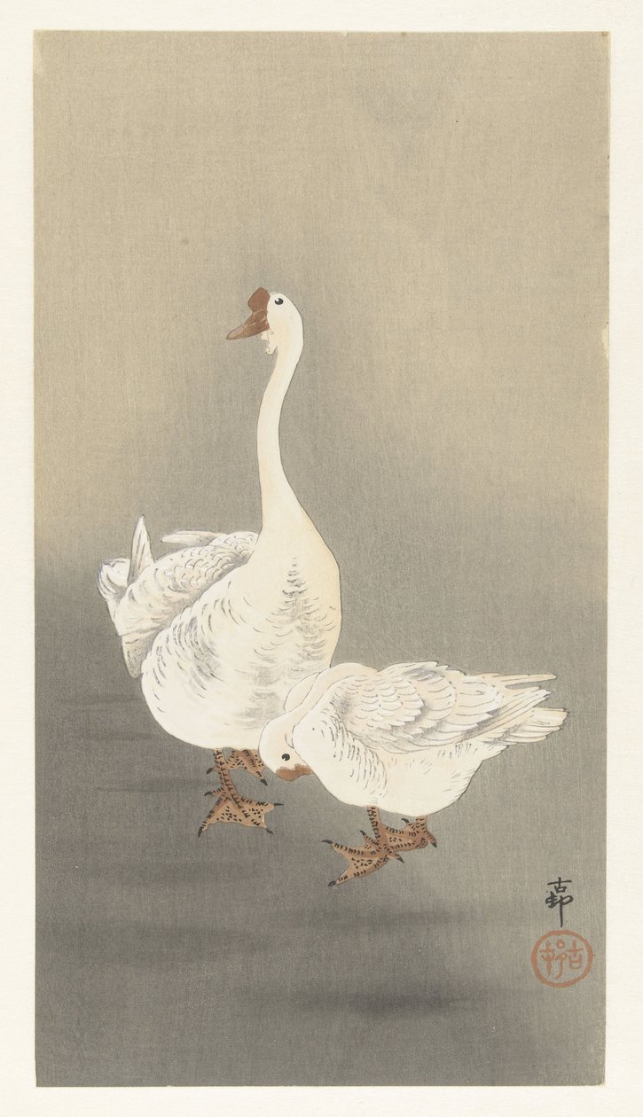 Dwie całości autorstwa Ohara Koson