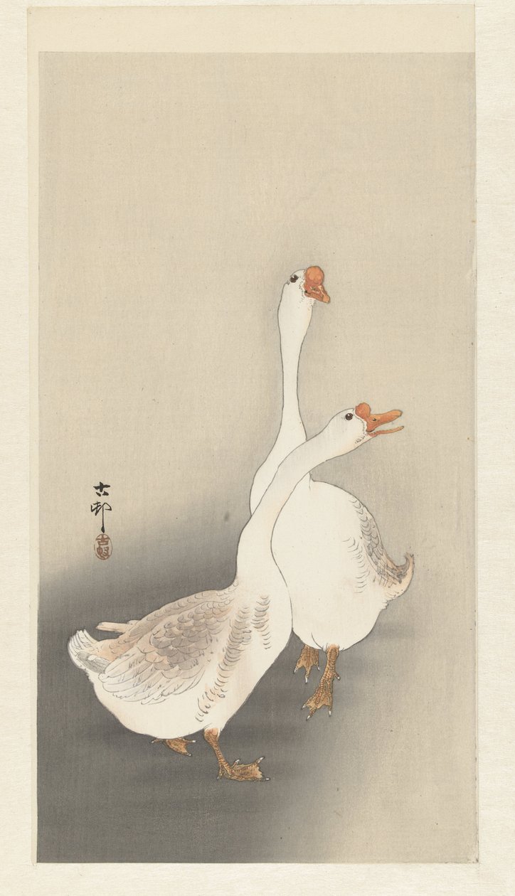 Dwie całości autorstwa Ohara Koson