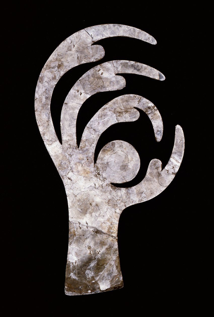 Wycięcie pazura ptaka, 200 BC-400 AD (mika) autorstwa Ohio Hopewell culture