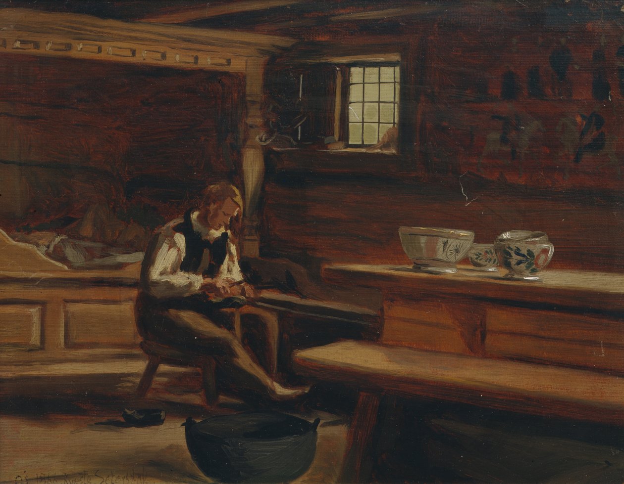 Szewc Setesdal autorstwa Olaf Isaachsen