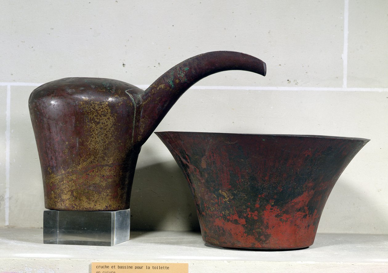 Ewer i umywalka (miedź) autorstwa Old Kingdom Egyptian