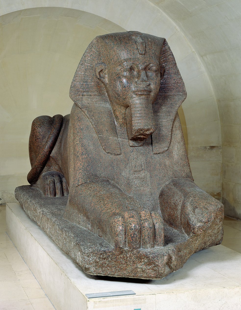 Duży sfinks, z Tanis (różowy granit) autorstwa Old Kingdom Egyptian