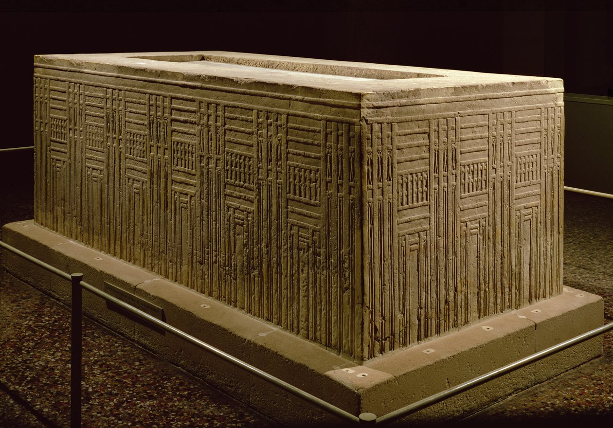 Sarkofag z Abu Roach (wapień) (zob. także 326925) autorstwa Old Kingdom Egyptian