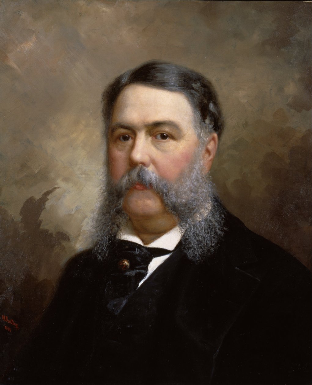 Chester A. Arthur autorstwa Ole Peter Hansen Balling