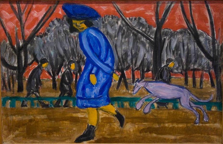   Boulevard autorstwa Olga Rozanova