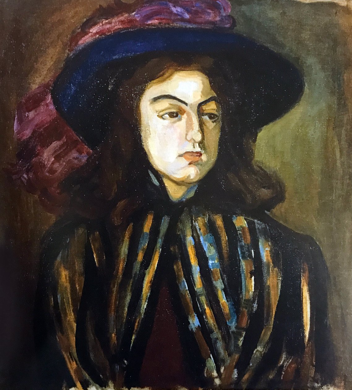Portret kobiety autorstwa Olga Rozanova