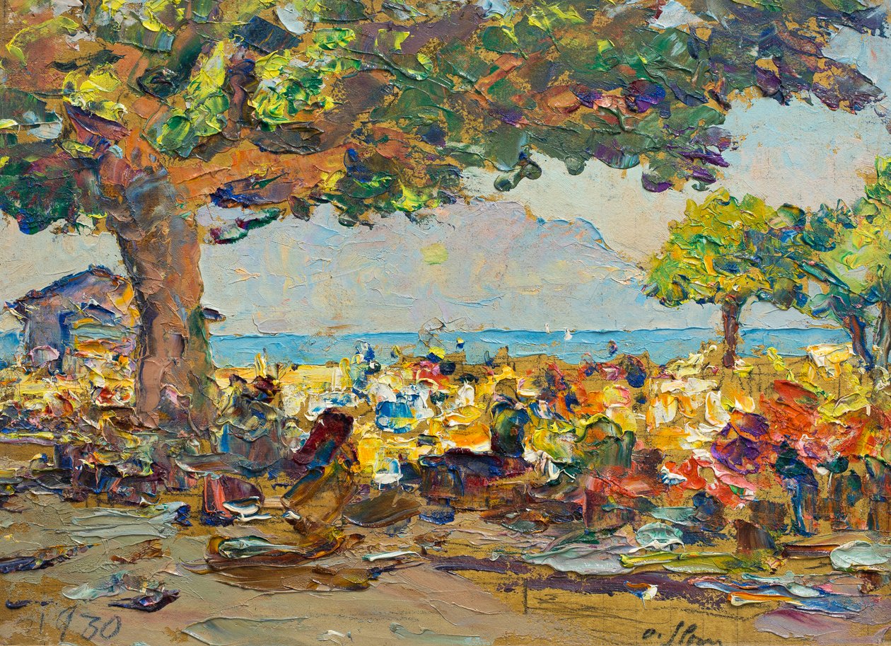 Rynek w Vevey autorstwa Olga (1881 1941) Slomszynska