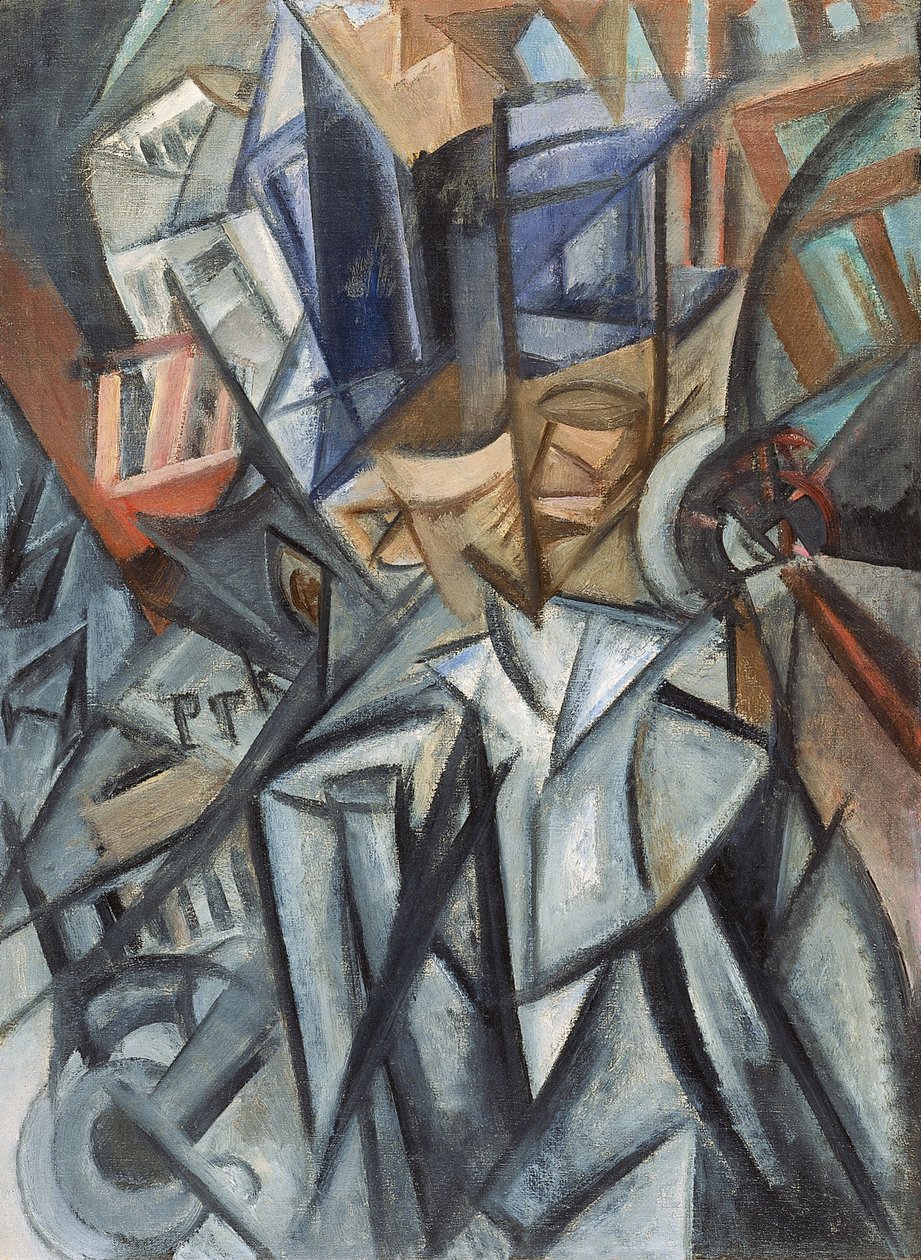 Analiza tomów „człowiek na ulicy”, 1913 autorstwa Olga Rozanova